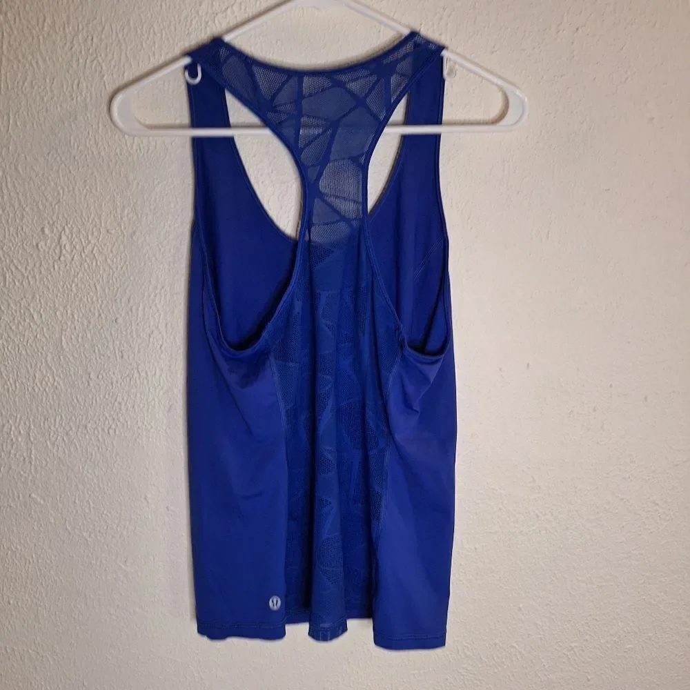 Lululemon Goal Crusher Tank Harbor Blue